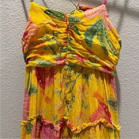 Farm Rio Macaw Bloom Tiered Dress - Picture 9 of 13